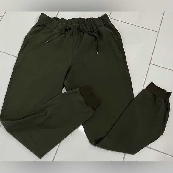 Lululemon Army Green Joggers - Picture 2 of 5